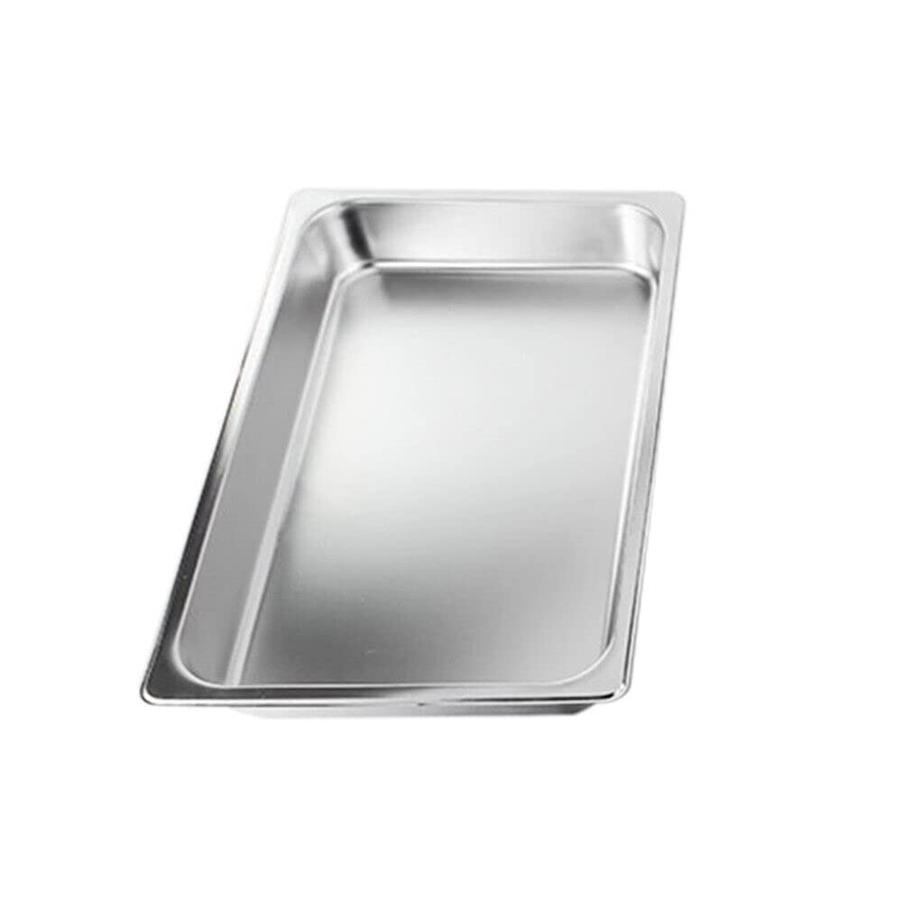 Contenitore in acciaio inox, 4 pezzi, igienico con coperchio, grande contenitore per alimenti