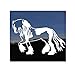 Beautiful Gypsy Horse Trailer Vinyl Window Decal Sticker