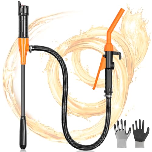 Elektrische Transferpumpe, Tragbare Elektrische ölpumpe, Kraftstoff Umfüllpumpe, Batteriebetriebene Flüssigkeitstransferpumpe Gas 2.4 GPM, Automatische Flüssigkeitstransferpumpe für Wasser Öl Diesel