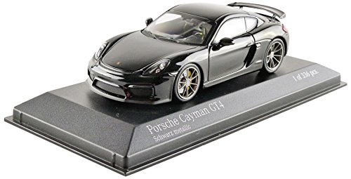 Preisvergleich Produktbild Minichamps 410066121 Porsche Cayman GT4 2016 Schwarz Maßstab 1 / 43