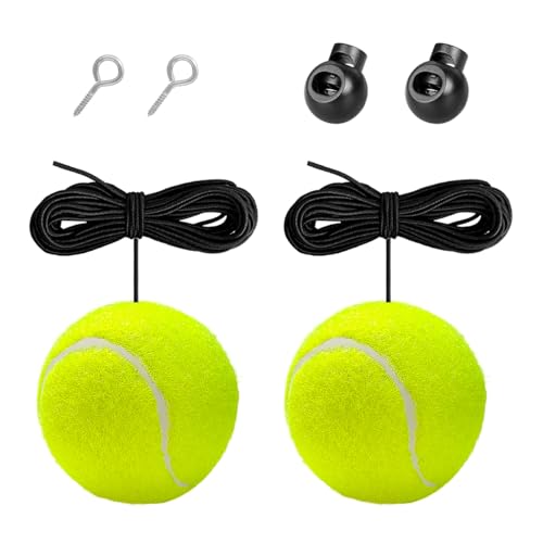 BWBWND - BWBWND 2 PCS Garage Parking Aid Ball, Retracting Tennis Ball Garage Stopping Guide System with Rope, Ball-Shaped Car Stop Indicator Parking Sensor Assistant Kit for Most Vehicles
