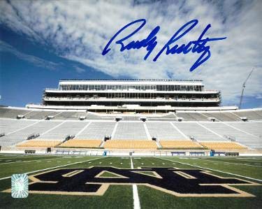 Rudy Ruettiger signed Notre Dame Fighting Irish Stadium 8x10 Photo-