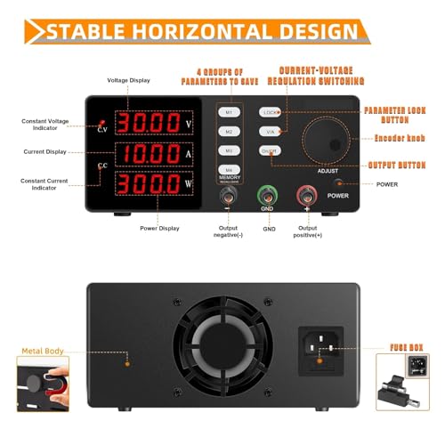 Alimentation CC programmable régulateur de tension 30V 5A haute précision LED - 6