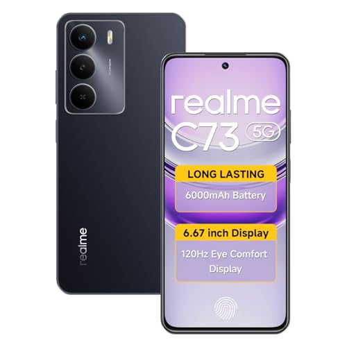 realme C73 5G Smartphone 6.67 Inch Screen 120Hz 128GB ROM 4G...