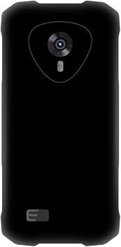 Shantime Flexible Case Compatible with Cubot KingKong Mini 4, Thin Shockproof Anti-Scratch Soft Silicone Rubber Gel Bumper Shell Black
