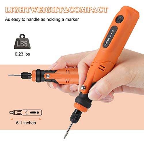 Hardell 3.7V Cordless Rotary Tool, Rechargeable Rotary Tool Kit With 3-Speeds, Mini Rotary Tool With 94 Accessories For Diy Crafting, Drilling, Sanding, Cutting, Grinding, Polishing, Engraving #TOP2
