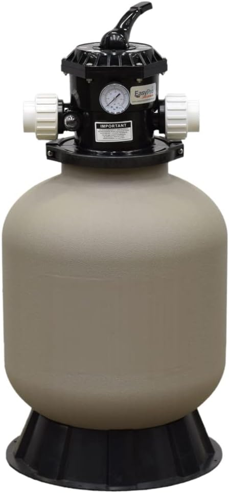 EasyPro PBF3600 Pressurized Bead Filter for Ponds & Fish Systems / 3600 Gallon Max. / Biological & Mechanical Media Provides Excellent Filtration/Easy Intallation & Cleaning