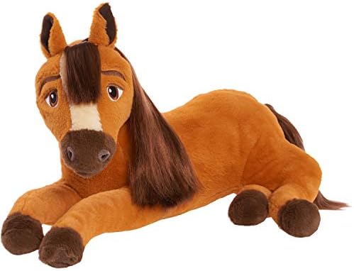 DreamWorks Spirit Riding Free Large Spirit Plush, 13.5 Inch Tall and 18 Inch Long, Stuffed Animal, Horse, by Just Play