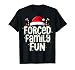 Forced Family Fun Funny Christmas Matching Santa Xmas Lights T-Shirt