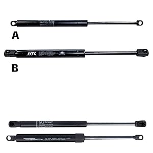 Hidráulicos para canapé abatible - Juego de 2 hidráulicos A (cama 150 cm)