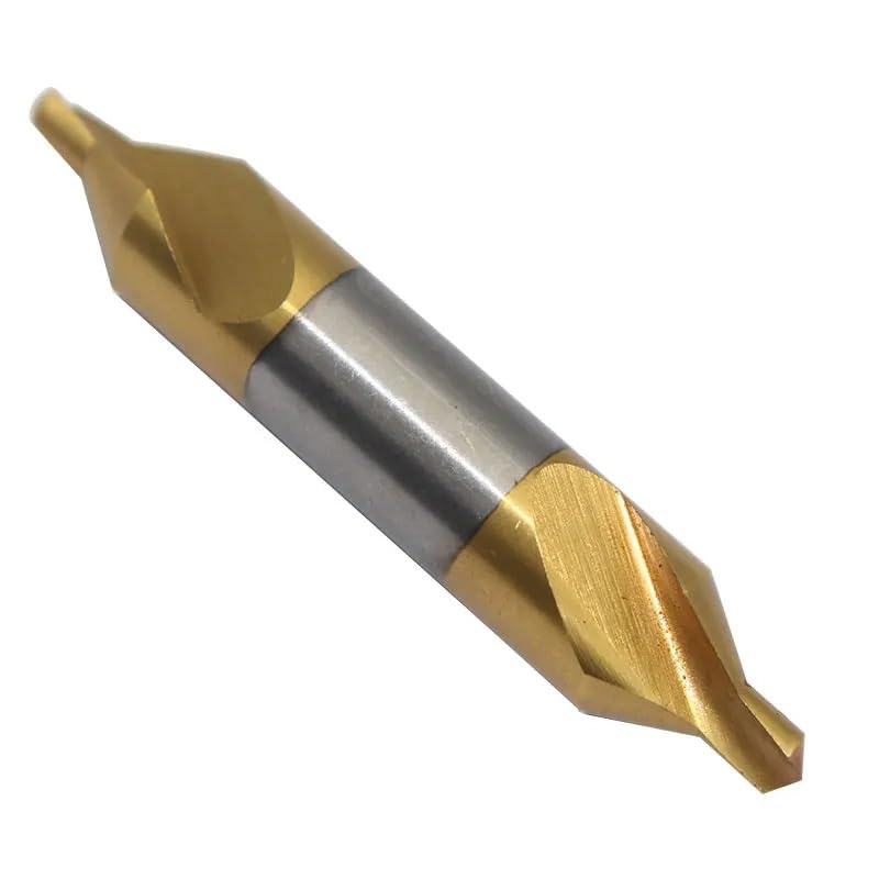 Zestaw 10 bitów do wierteł stożkowych tytanowych HSS 4 mm, 60 stopni, A4, typ A, do wiercenia w metalu
