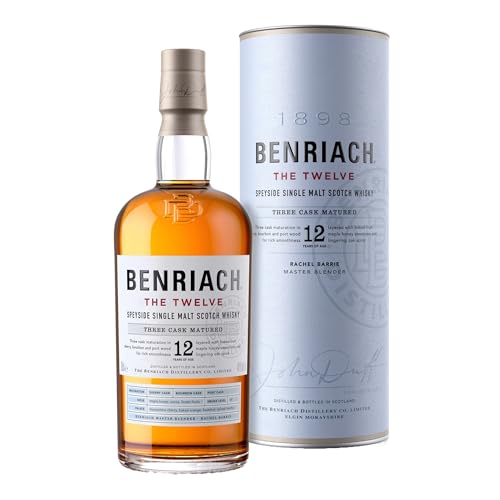 Benriach 12 Jahre - Single Malt Whisky - Inklusive Geschenkverpackung - Ein Mix aus...