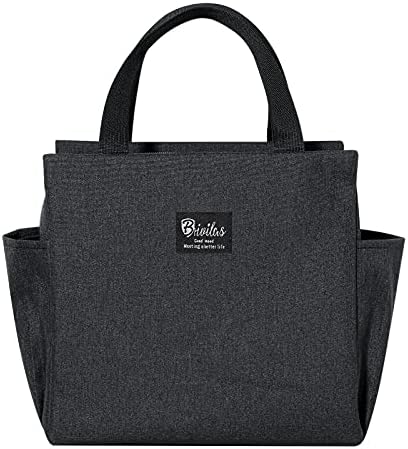 Sacchettoyu Bolsa de almuerzo térmica térmica para mujeres y hombres, bolsa de almuerzo aislada portátil de gran capacidad, bolsa de almuerzo