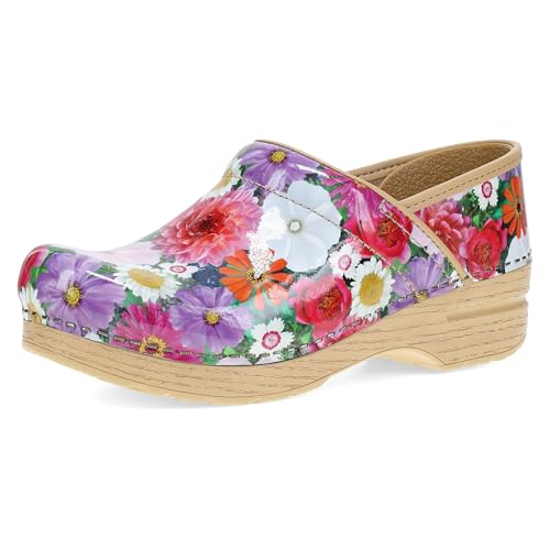 Image of Dansko Professional Slip-On Clogs for Women - Rocker Sole and Arch Support for Comfort - Ideal for Long Standing Professionals - Nursing, Veterinarians, Food Service, Healthcare Professionals