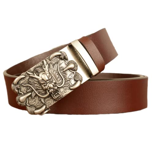 Ceinture cuir homme sans trou réglable automatique | Fini les ceintures déformées