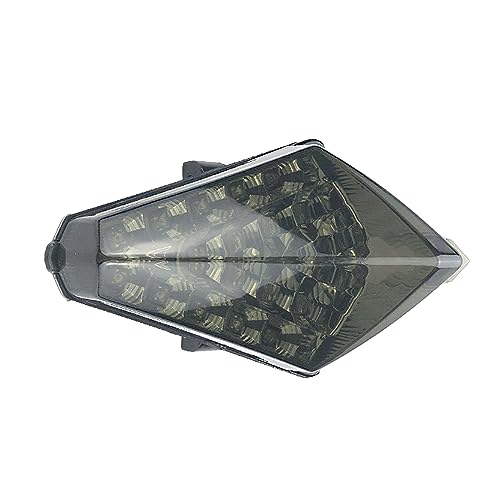 Riloer Motorrad Rücklicht Blinker DRL kompatibel mit Yamaha YZF R1 2007-2008 Rauchglas