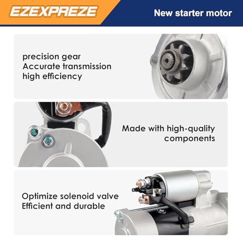 Image of Ezexpreze 18398 New Starter Compatible with KUBOTA M6800 M8200 M8540 M9000 9540 253947600, 253947600SV, 1C01063010, 1C01063011, 1C01063012, 1G77263010, 1G772-63011, 1G772-63012, SMT0179, 41048125