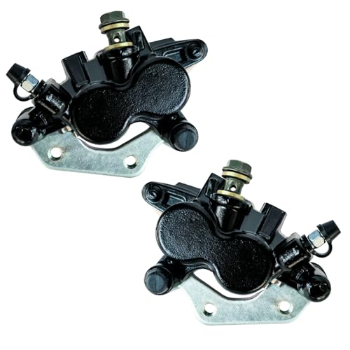 Vanlison Front Left Right Brake Calipers Set with Pads Compatible with Kawasaki KFX700 Brute Force 650 Prairie 650/700 KVF650/KVF700 OE # 43080-5082-DJ 43080-5081-DJ by Vanlison - Used condition - US$29.10