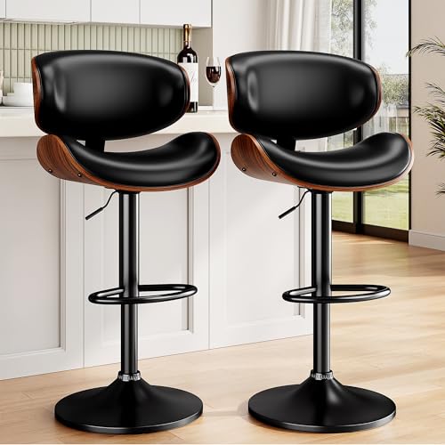YaFiti Adjustable Bentwood Barstools