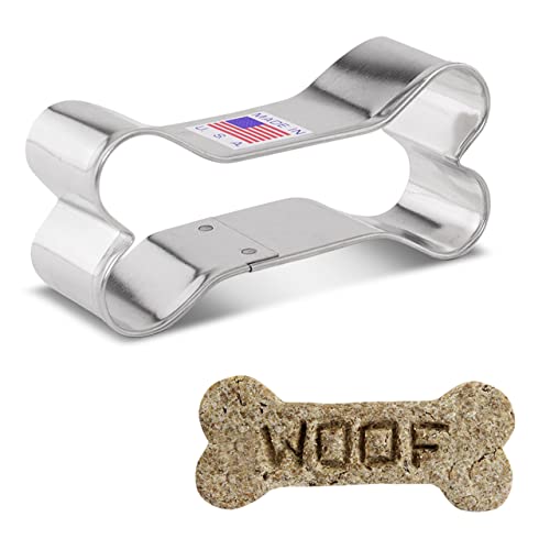 Formina Per Biscotti Stampo A Forma Di Osso Per Cani 8,3 Cm, Prodotto Negli Stati Uniti Da Ann Clark