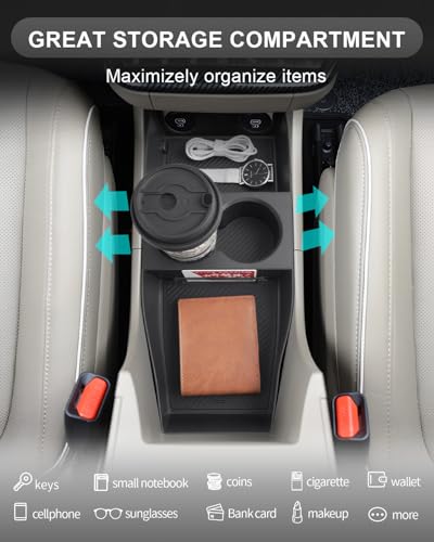 Boîte de rangement bas console centrale Ioniq 5 avec porte-gobelet