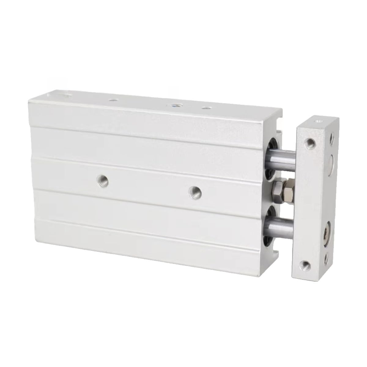 Cylindre double arbre pneumatique TR32 anti-rotation pour vérin axial