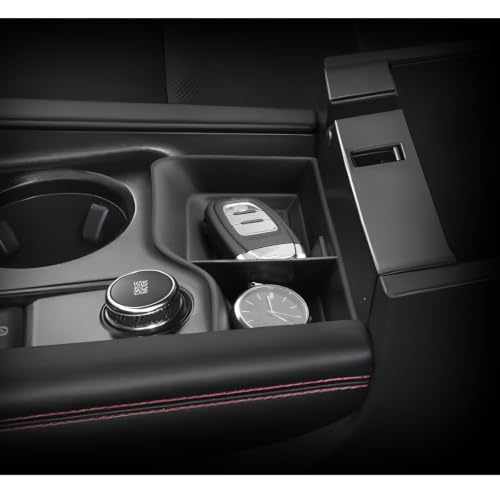 Image of LUWU for 2026 Explorer Center Console Organizer Accessories | for 2025 2026 Ford Explorer Front Armrest Storage Box Armrest Console Storage Box Insert Tray Coin Container 2-Pack