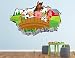 Farm Animals Wall Decal Art Decor 3D Smashed Playroom Sticker Mural Kids Nursery Room Custom Gift BL93 (30