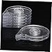 OSOLADY 12pcs Nail Art Striping Tape Holder Clear Design Case for Easy Use for Manicure and Beauty Applications Nail Tools