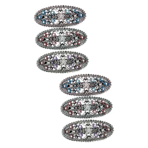 Épingles à cheveux vintage et barrettes printanières rose bleu pour coiffure rétro chic