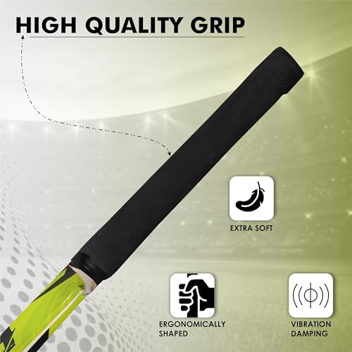 Image of Protoner Cricket Set with Wooden Bat, Stumps and Ball, Sports Kit for Kids and Adults (Kids)