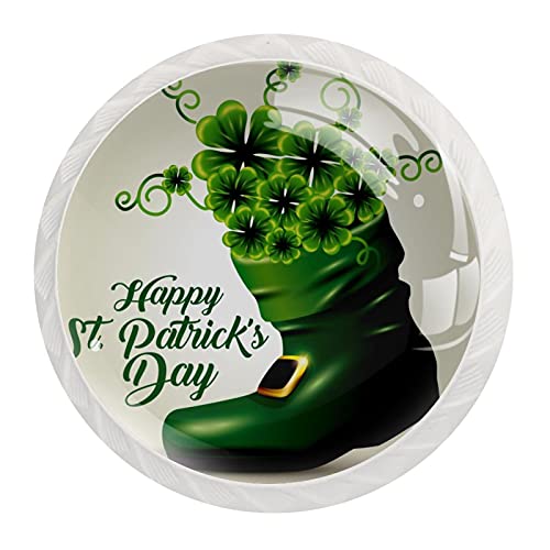 Boutons décoratifs ronds Saint-Patrick pour commode et cuisine - 3