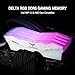 TEAMGROUP T-Force Delta RGB DDR5 Ram 64GB (2x32GB) 6000MHz CL38 Intel XMP 3.0 & AMD Expo Compatible Desktop Memory Module White FF4D564G6000HC38ADC01