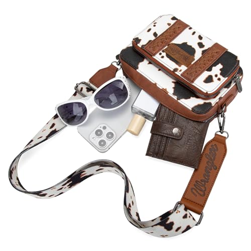 Wrangler Crossbody Bag for Women Western Cowgirl Crossbody Purses with Guitar Strap4