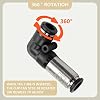 Bwintech 3 pcs 4mm Elbow One Way Flow Pneumatic Check Valve, Push to Connect Air Tube Fitting for Air Compressor