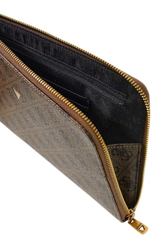 Pochette GUESS Milano Clutch marron au design raffiné - 3