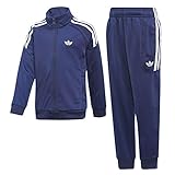 Flamestrike Ts (Dv2867) adidas Unisex Kinder Flamestrike Ts Trainingsanzug, blau (Azuosc/weiß), 116