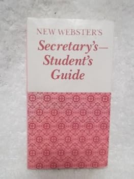 Paperback New Webster's Secretary's Student's Guide Book