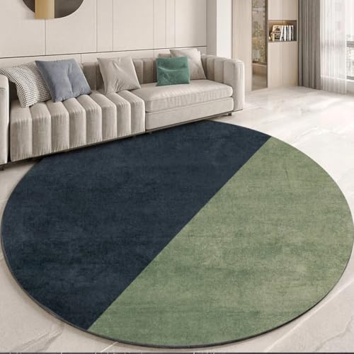 Tapis rond à poils courts pour chambre afin d'isoler les sols froids