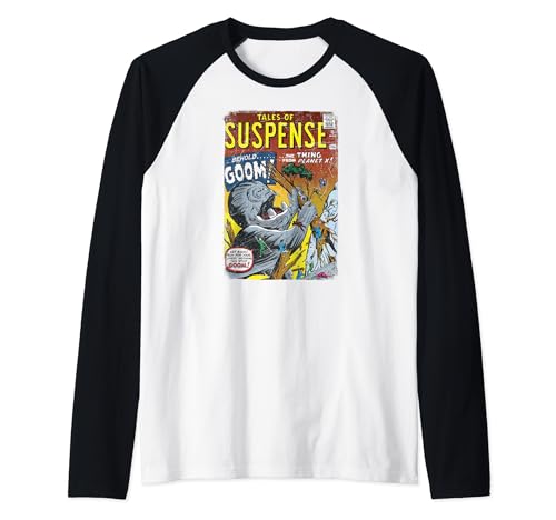 T-shirt Marvel Goom vintage raglan pour éviter les hauts geeks basiques sans style