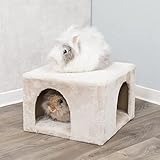 TRIXIE Kuschelhöhle - beige 36 × 25 × 36 cm