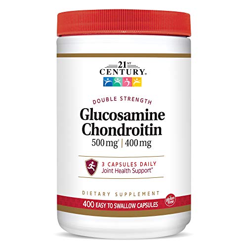 21st Century Glucosamine Chondroitin 500/400mg - Double Strength, cp 400 Count 21st Century Glucosamine Chondroitin 500/400mg - Double Strength, cp 400 Count