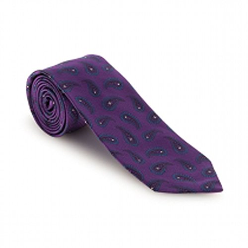 Robert Talbott Purple Paisley Academy Best Of Class Tie #TOP2