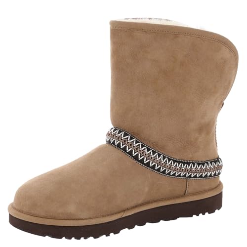 UGG Women's Classic Short Crescent Fashion Boot4