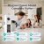 Bluevua RO100ROPOT Reverse Osmosis System Countertop Water Filter, 4 Stage Purification, Counter RO Filtration, 2:1 Pure to Drain, Purified Tap Water, Portable Water Purifier for Home
