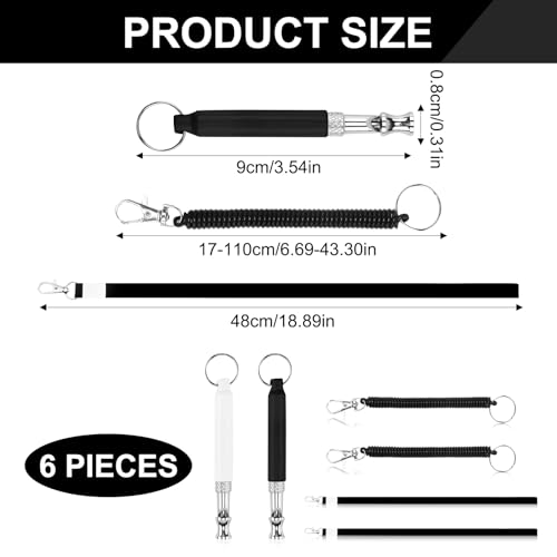 image for YENOVO Dog Whistle, 2 Packs Dog Training Whistle, Dog Whistle to Stop 