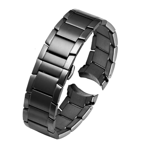 �\���b�h�J�[�u�G���h�X�g���b�v�AArmani AR2448 AR2447 AR2432 AR2433 AR2458 AR2434 AR245�u���X���b�g�X�`�[���E�H�b�`�`�F�[���E�H�b�`�o���h22mm�ɑΉ�(Gold)