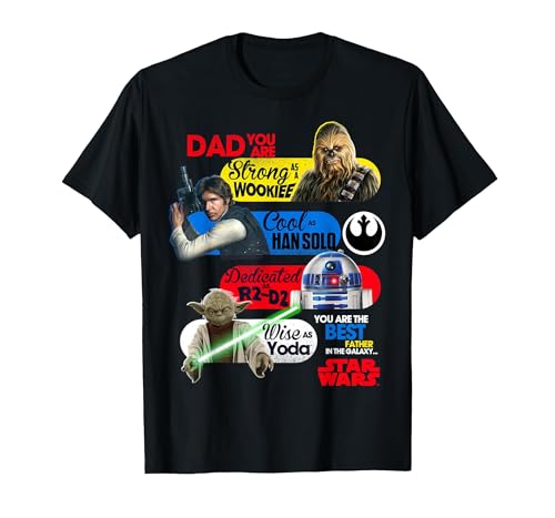 T-shirt Star Wars Father Spray noir S le cadeau homme parfait