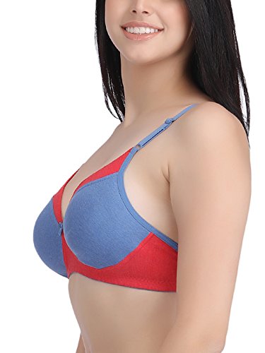 Image of Clovia Women's Cotton Non-Padded Wire Free T-Shirt Bra