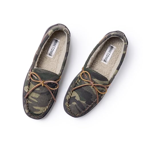 Image of Minnetonka Men's Pile Lined Hardsole Slipper